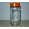 720ml Square Jar, Coffee Jar with Plastic Cap